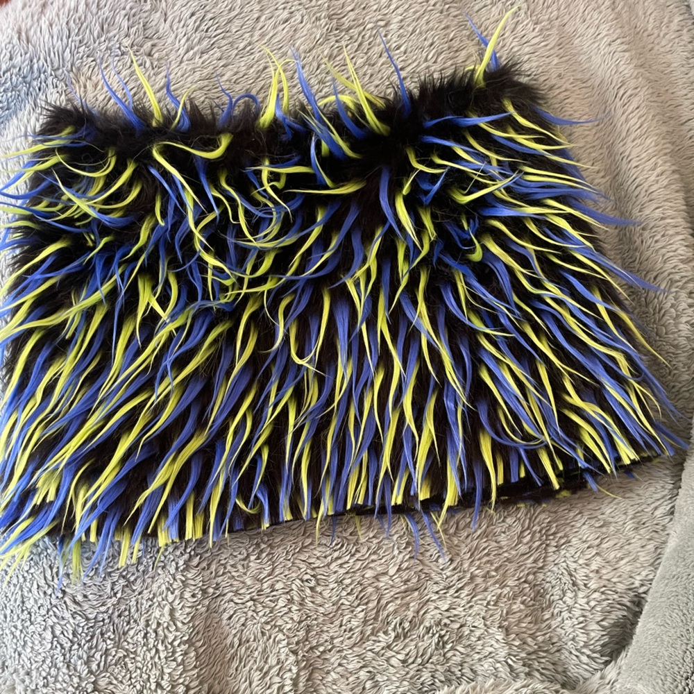 Fluffy skirt colorful